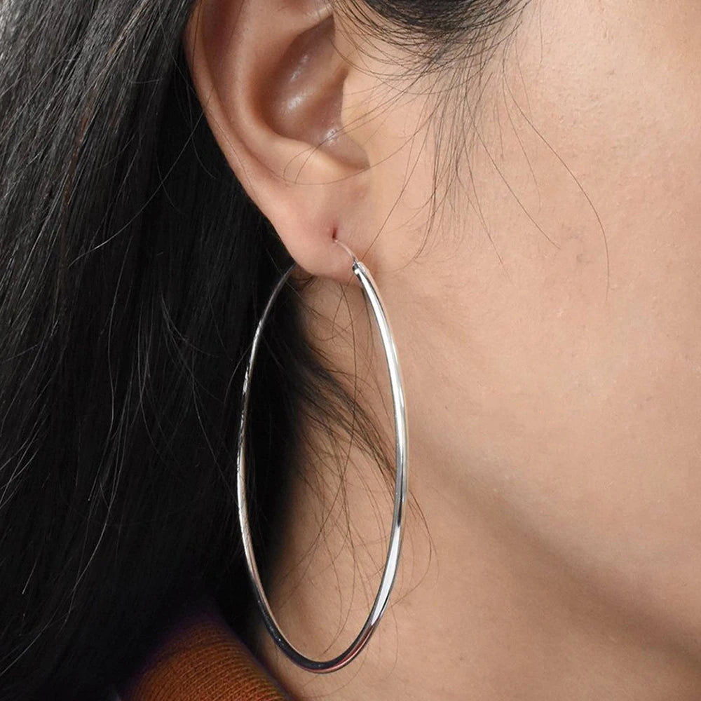 Celeste Grande 70mm Hoop Earrings