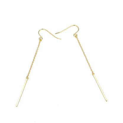 Luxe Minimalist Drop Earrings