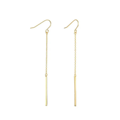 Luxe Minimalist Drop Earrings