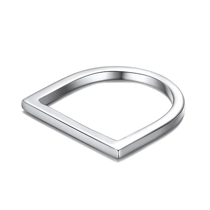 Eterna Edge Minimalist Geometric Bar Ring