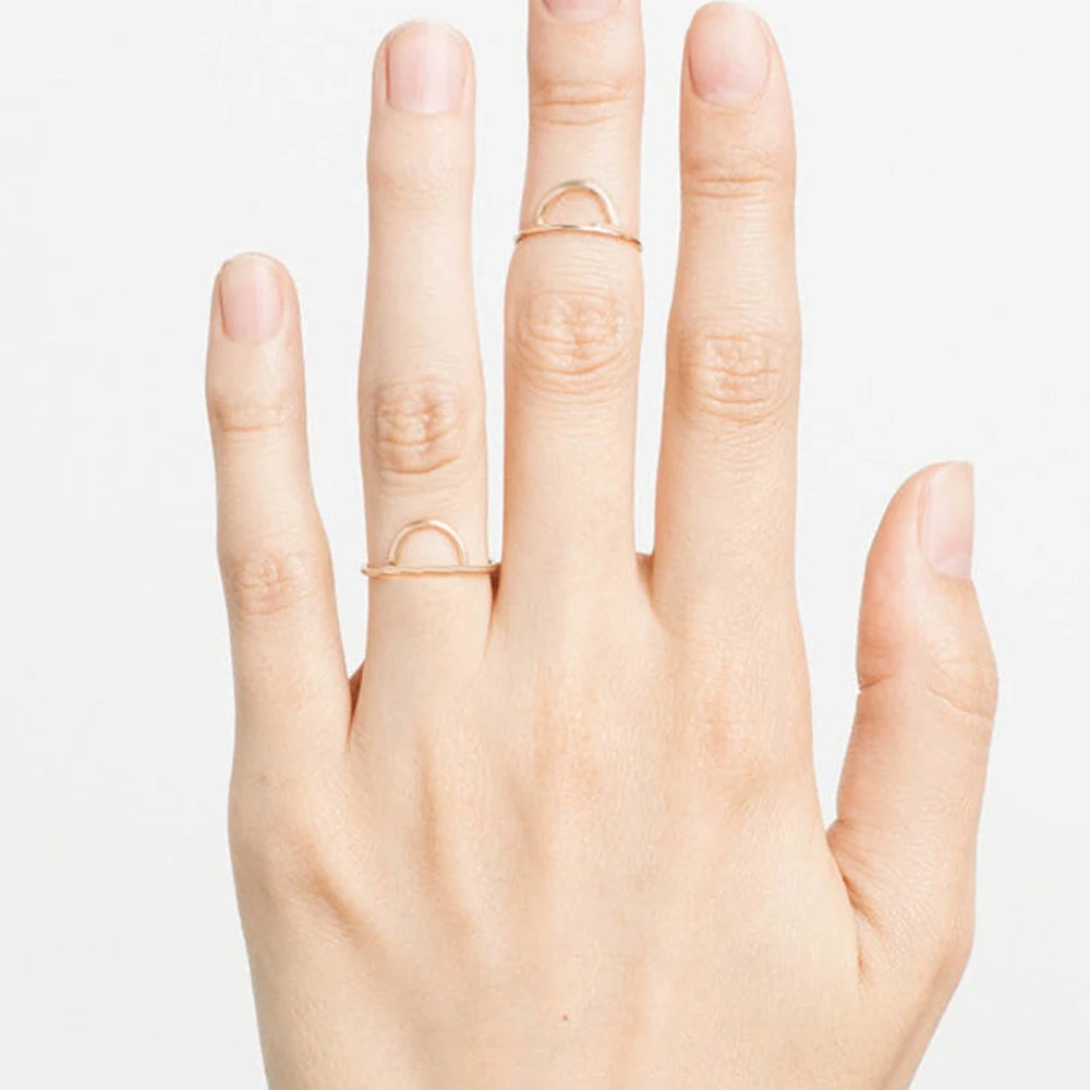 Minimalist Hollow Ring – Elegant & Timeless Design