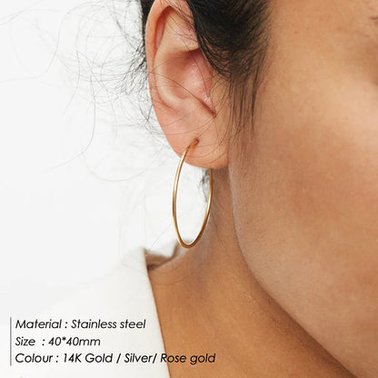 Eterna Hoops Hoop Earrings