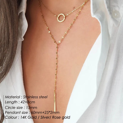 Eterna Luxe Multi-Layer Necklace Set