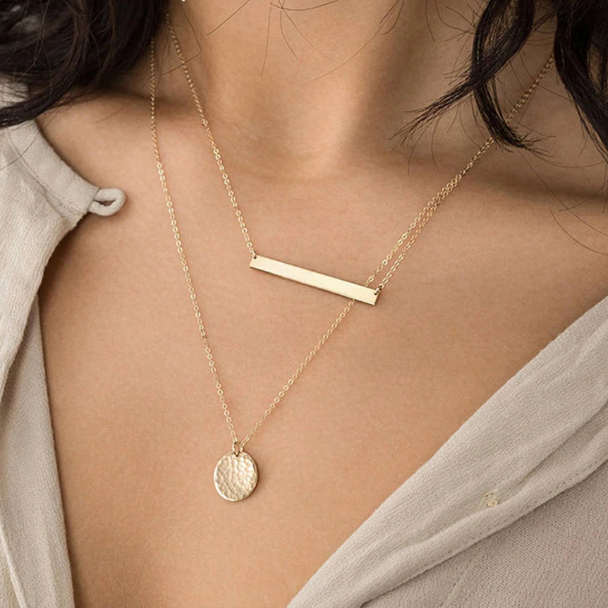 Lumière Layers Multi-Layer Pendant Necklace