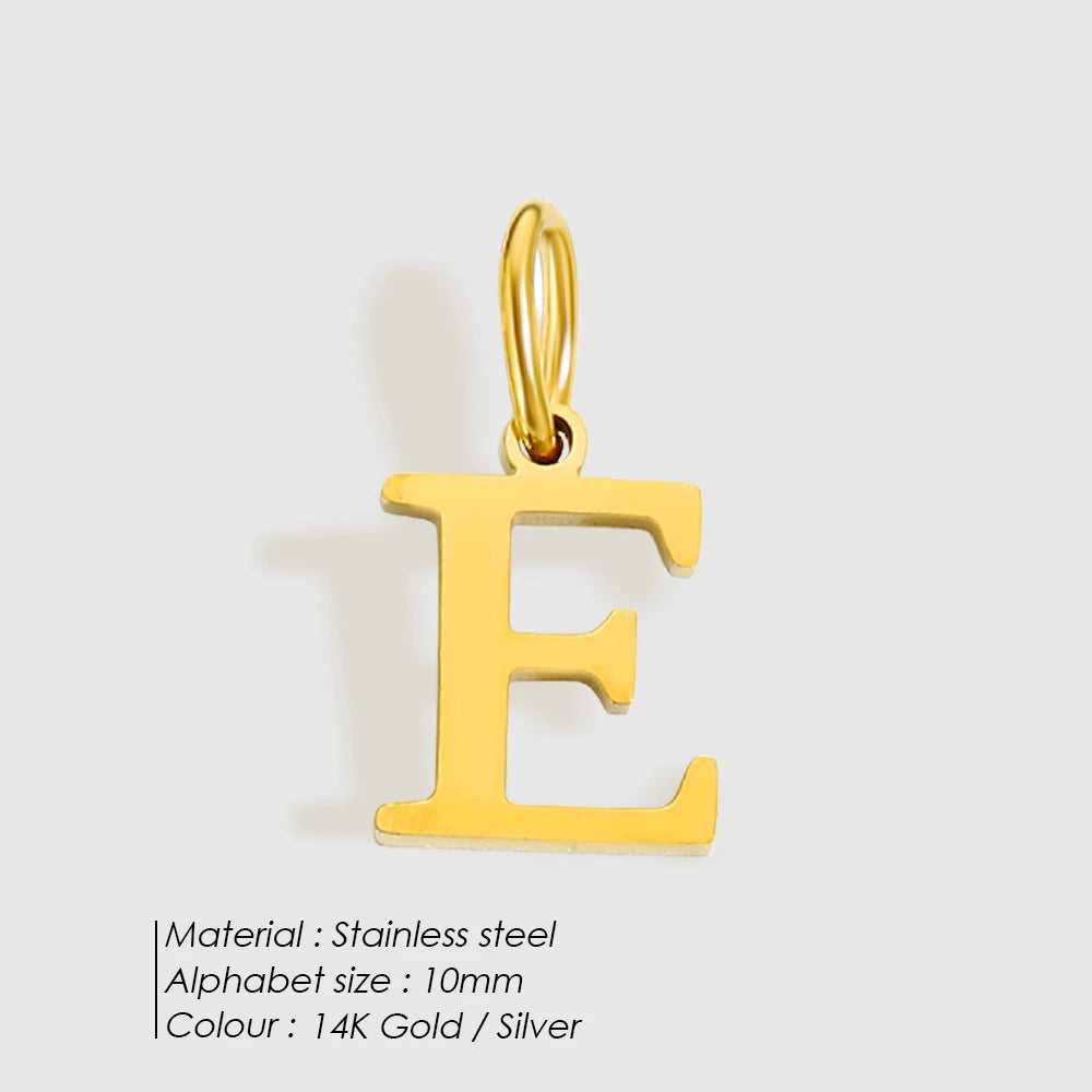 Personalized Alphabet Charm Necklace