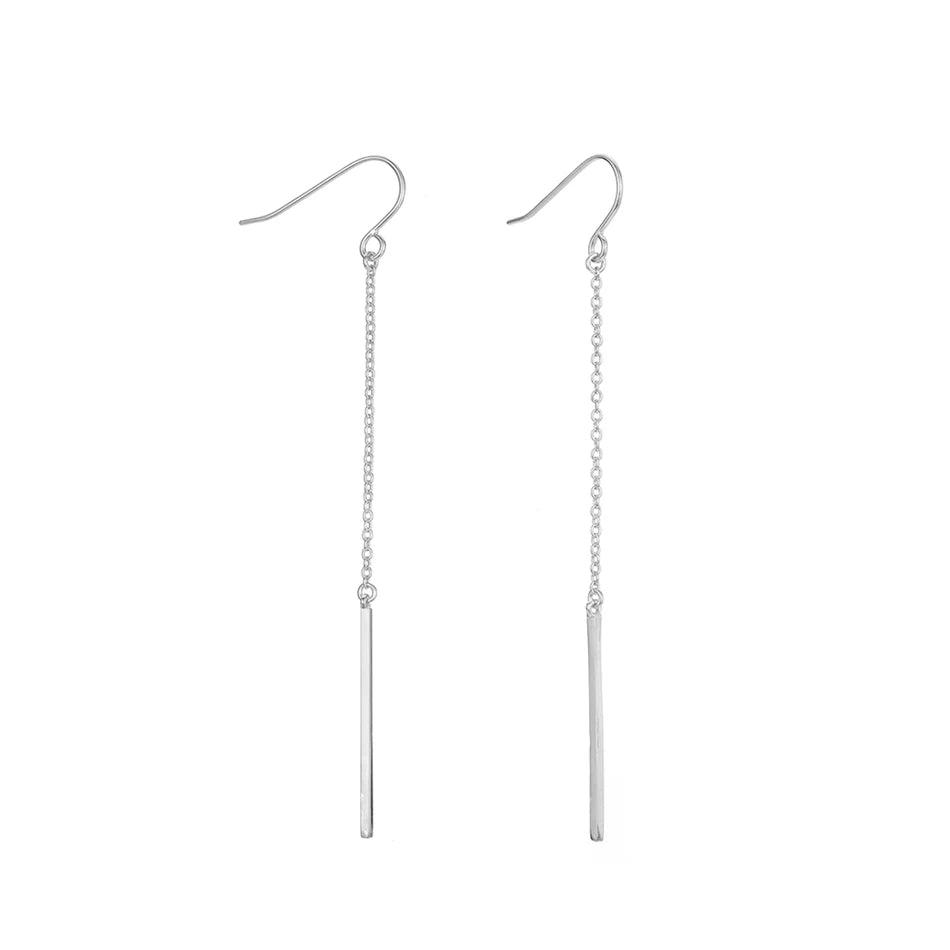 Luxe Minimalist Drop Earrings