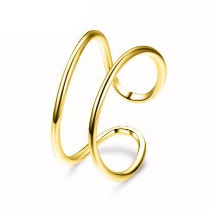 Spiral Elegance Ring – Timeless Statement Piece