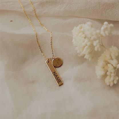 Personalized Engraved Name Necklace