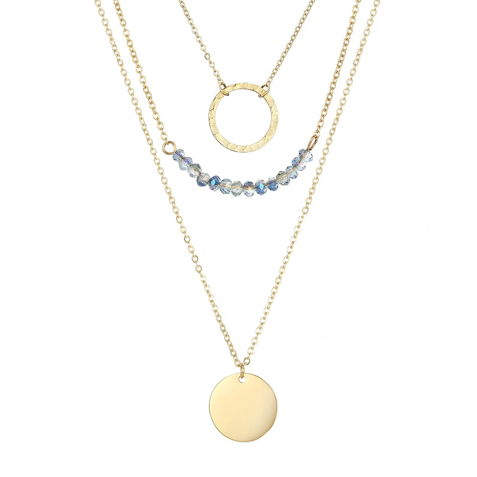 Eterna Luxe Multi-Layer Necklace Set