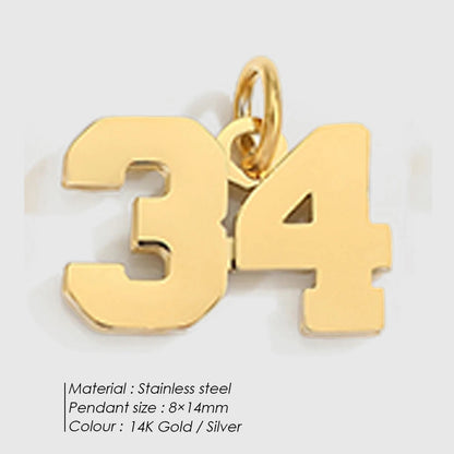 Customizable Number Charms