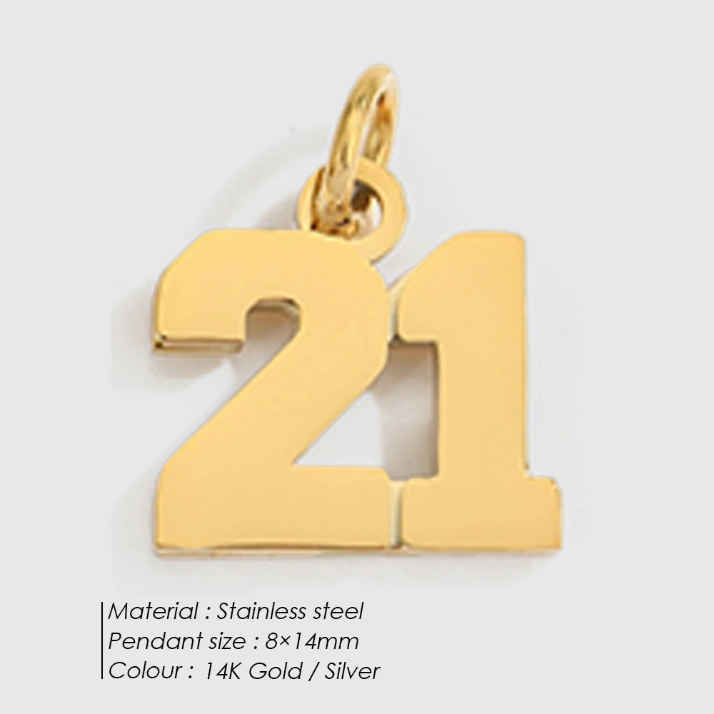 Customizable Number Charms