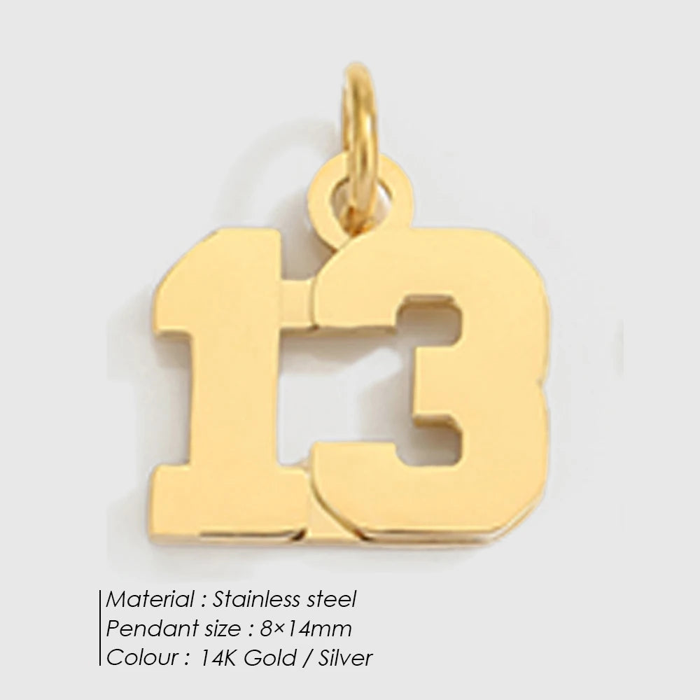 Customizable Number Charms