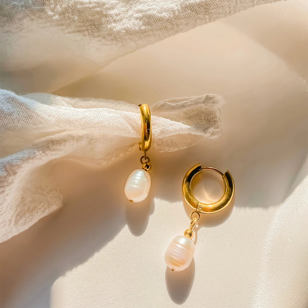 Freshwater Pearl Drop Earrings