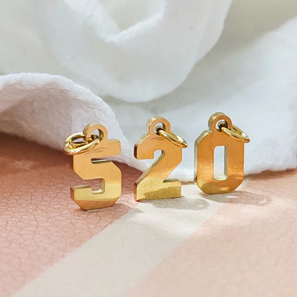 Customizable Number Charms