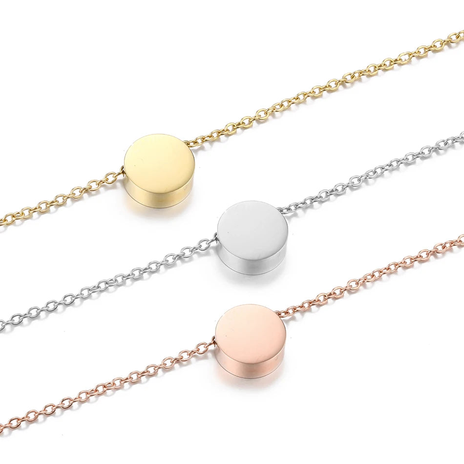 Grace Minimalist Gold-Plated Pendant Necklace