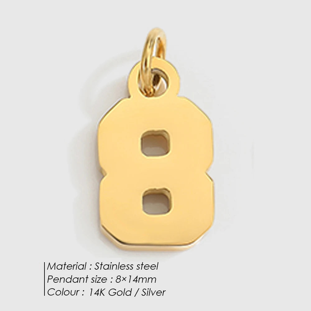 Customizable Number Charms