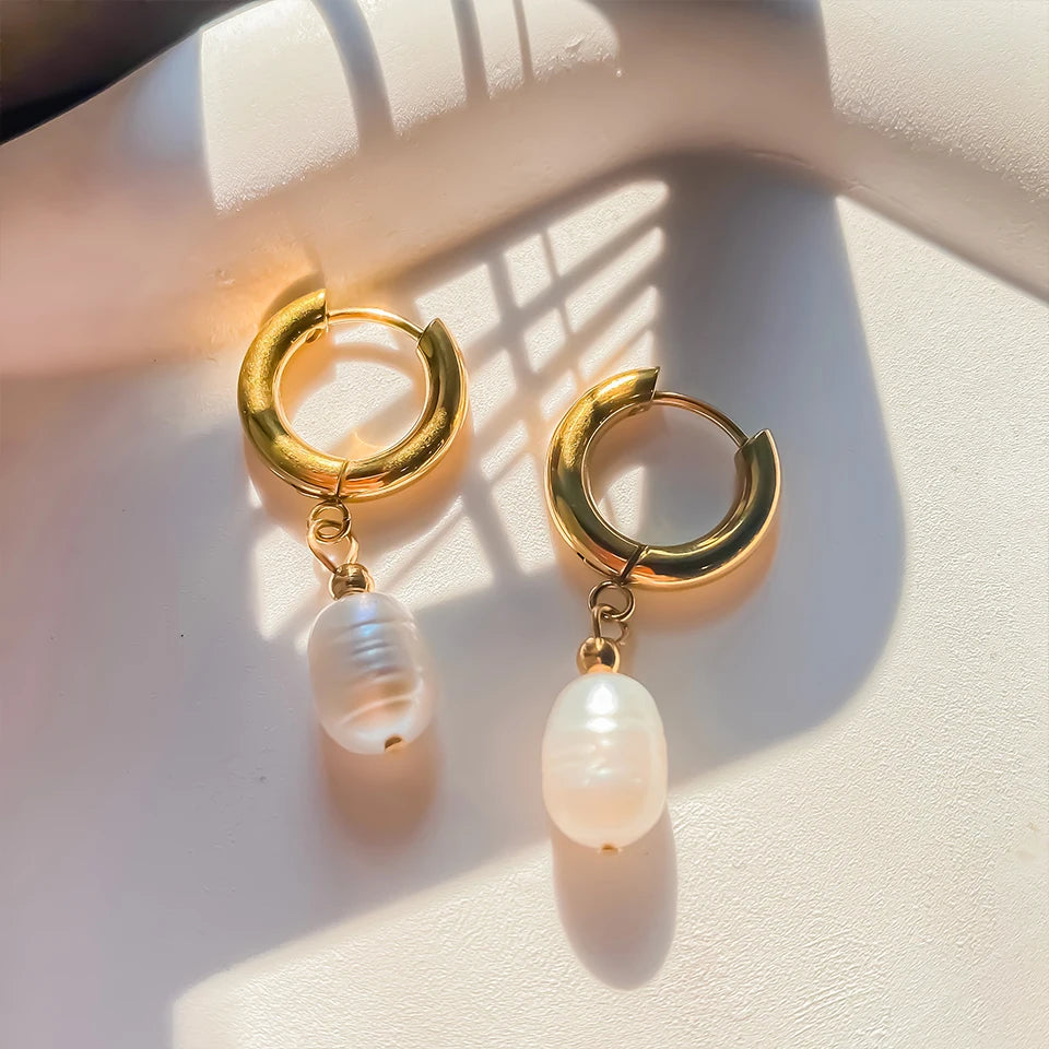 Freshwater Pearl Drop Earrings