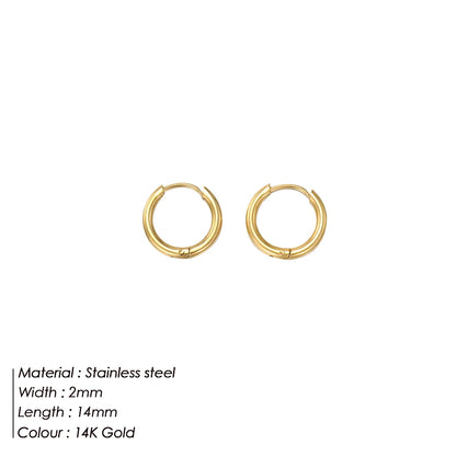 Luxe Circles Hoop Earrings Set