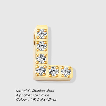 Diamond Alphabet Initial Pendants – High-End Jewelry for Custom Necklaces