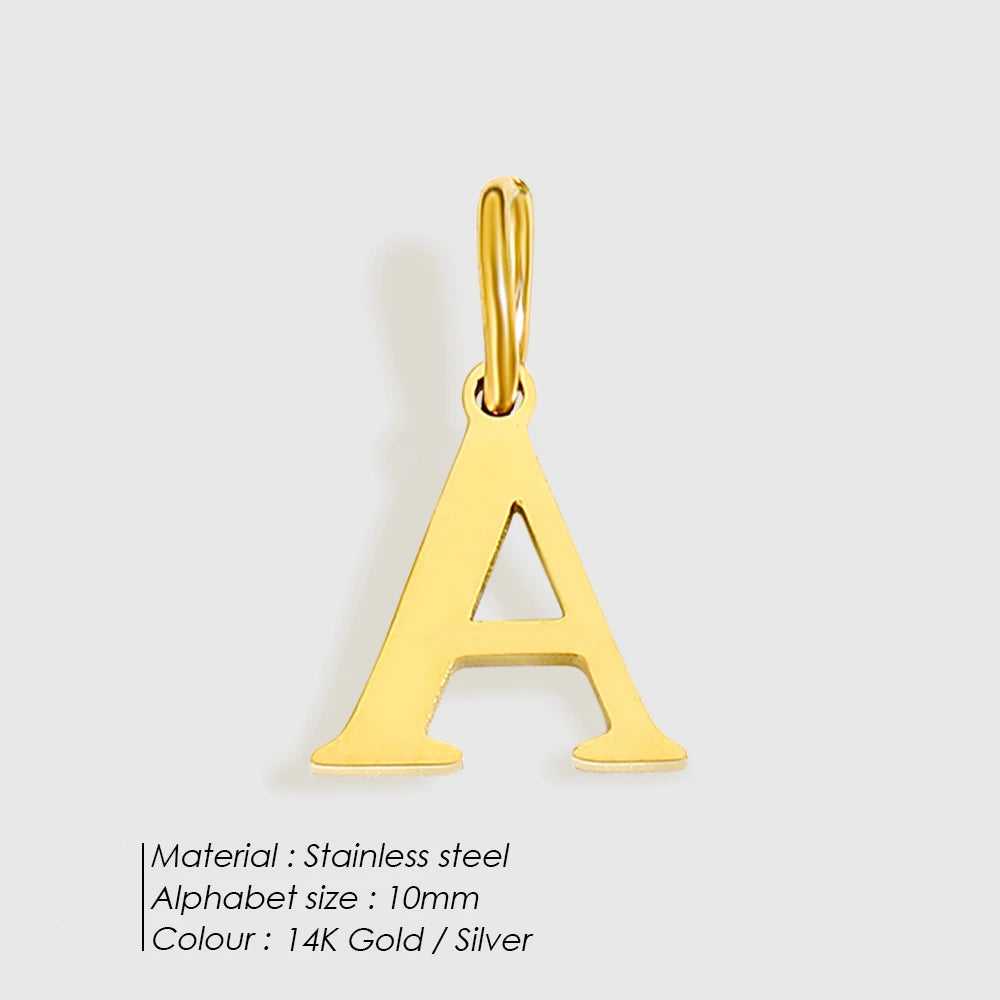 Personalized Alphabet Charm Necklace