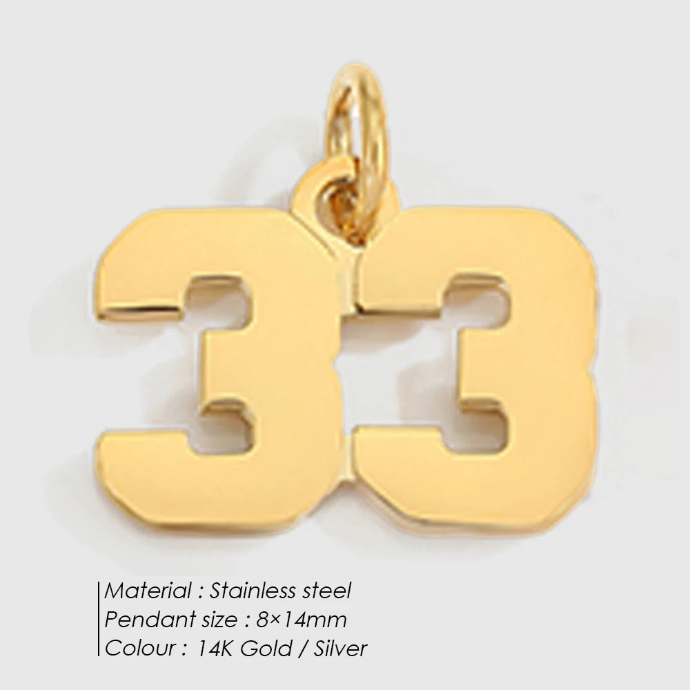 Customizable Number Charms