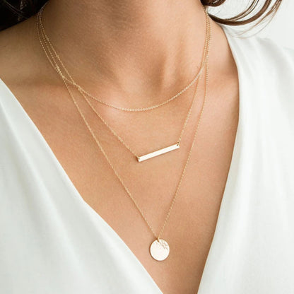 Lumière Layers Multi-Layer Pendant Necklace