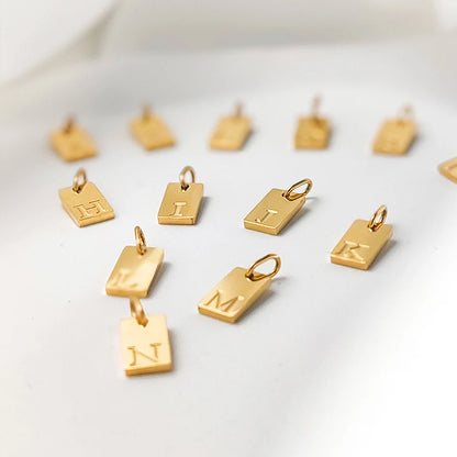 Personalized Alphabet Charm for Necklaces