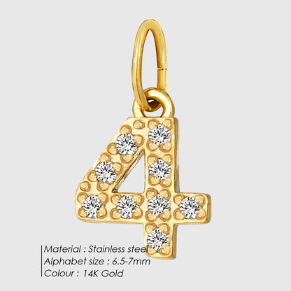 Alphabet & Number Pendant Charms