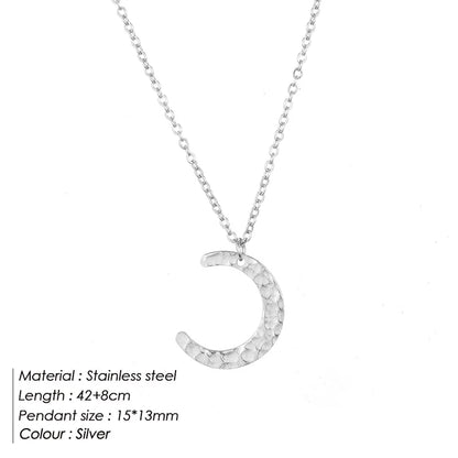 Celeste Moon Pendant Necklace