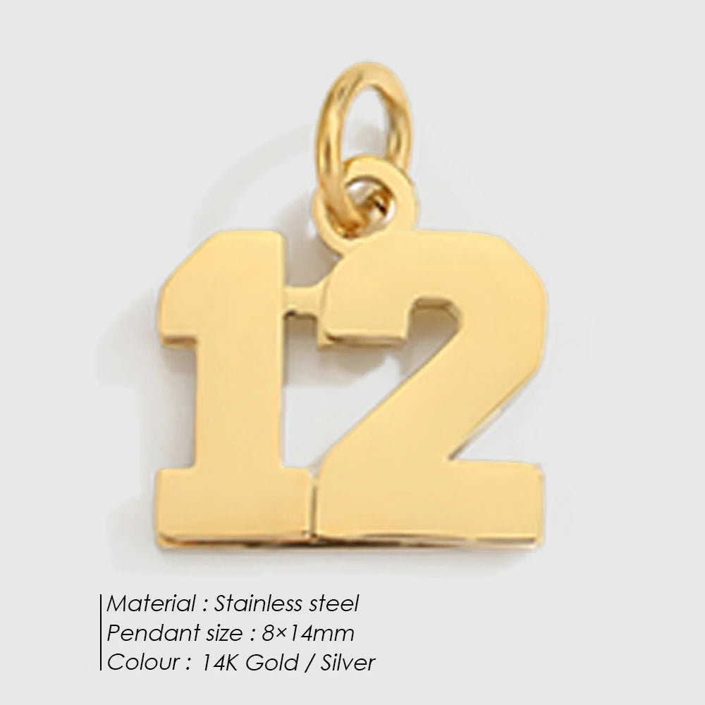 Customizable Number Charms