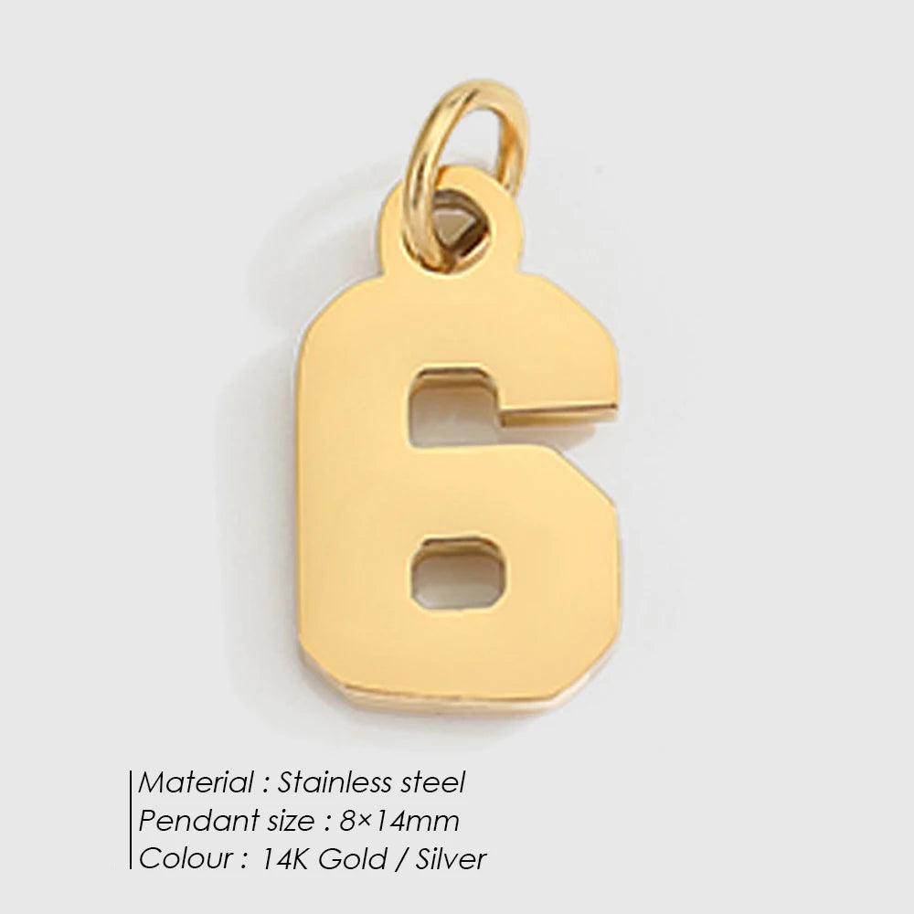 Customizable Number Charms