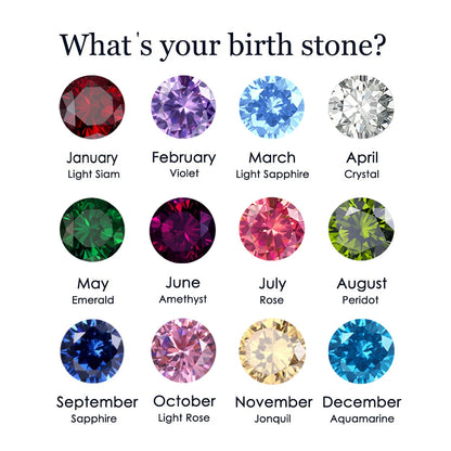 Birthstone Charm Pendant