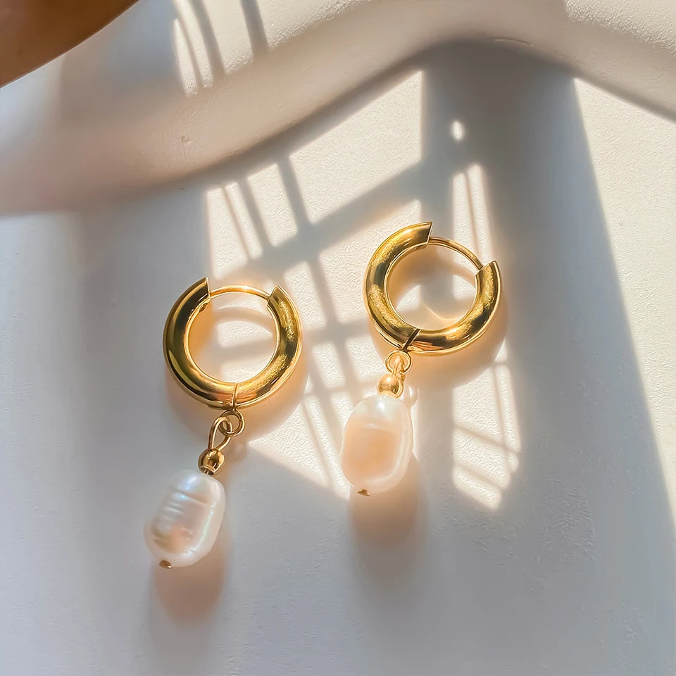 Freshwater Pearl Drop Earrings