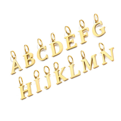 Personalized Alphabet Charm Necklace