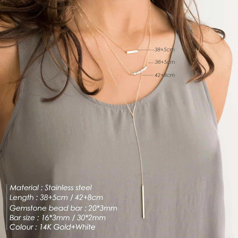 Lumière Layers Multi-Layer Pendant Necklace