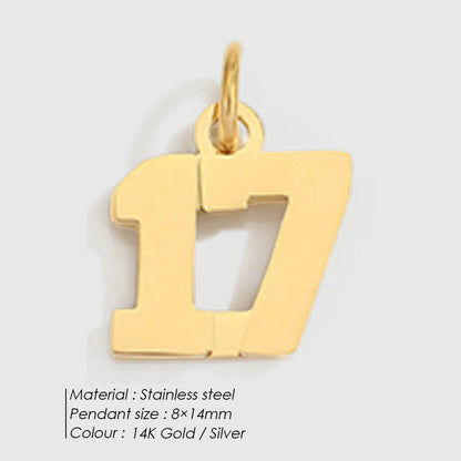 Customizable Number Charms