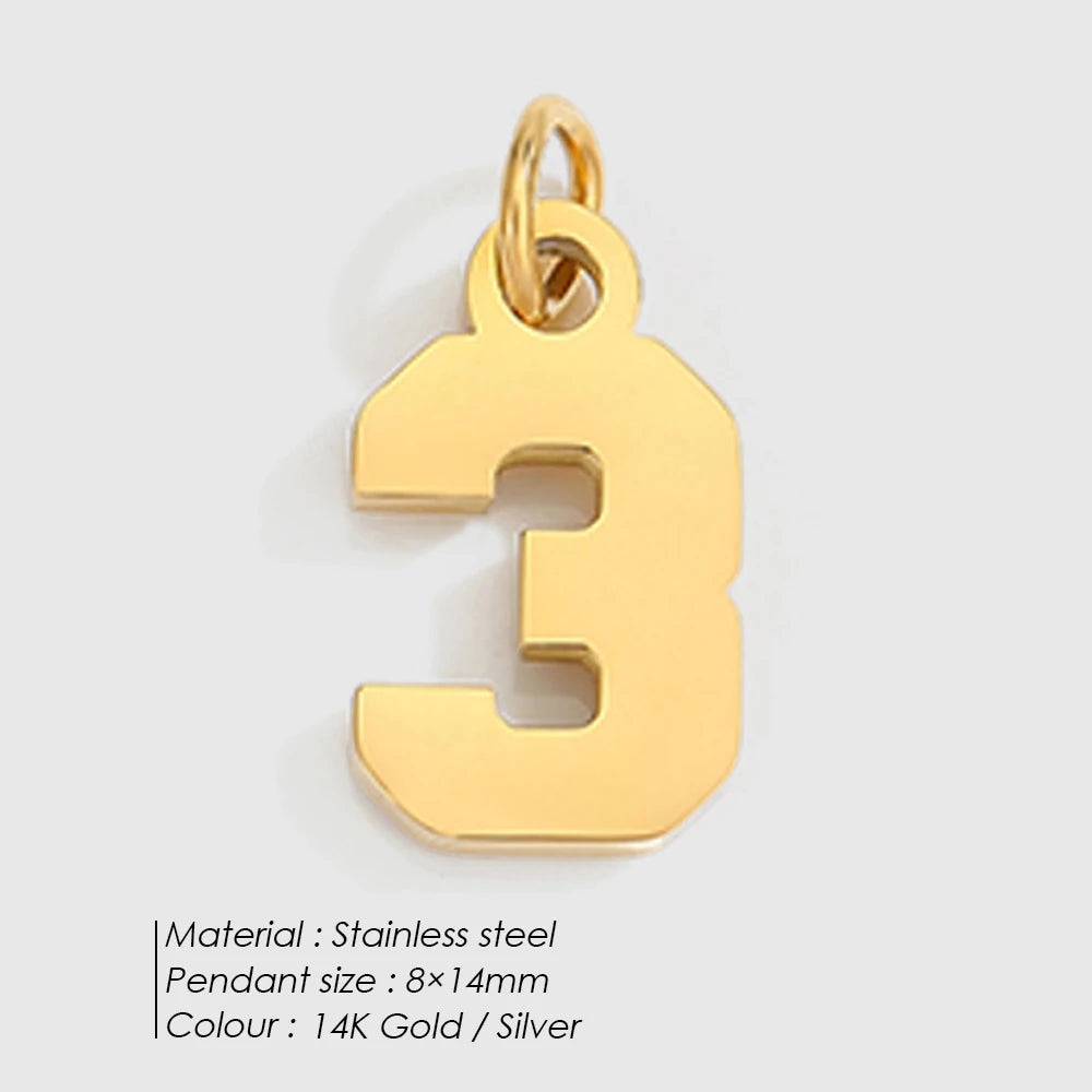 Customizable Number Charms