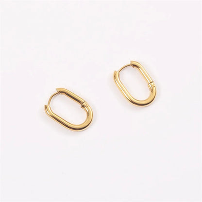 U-Shaped Hoop Earrings