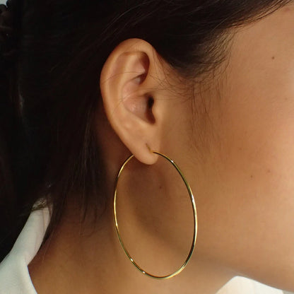 Celeste Grande 70mm Hoop Earrings