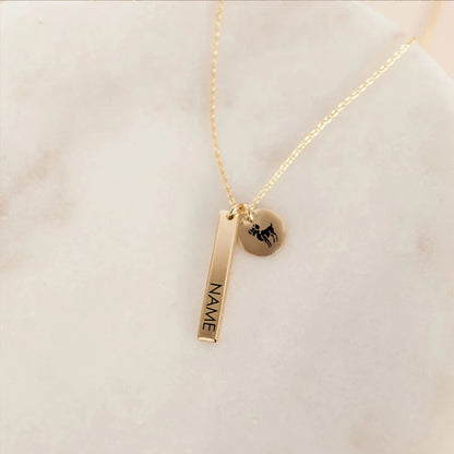 Personalized Engraved Name Necklace