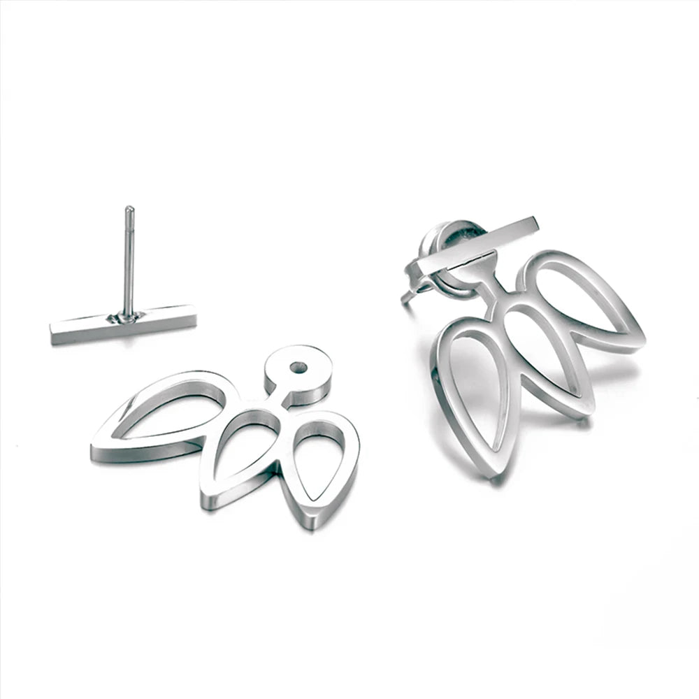 Avant-Garde Geometric Stainless Steel Earrings