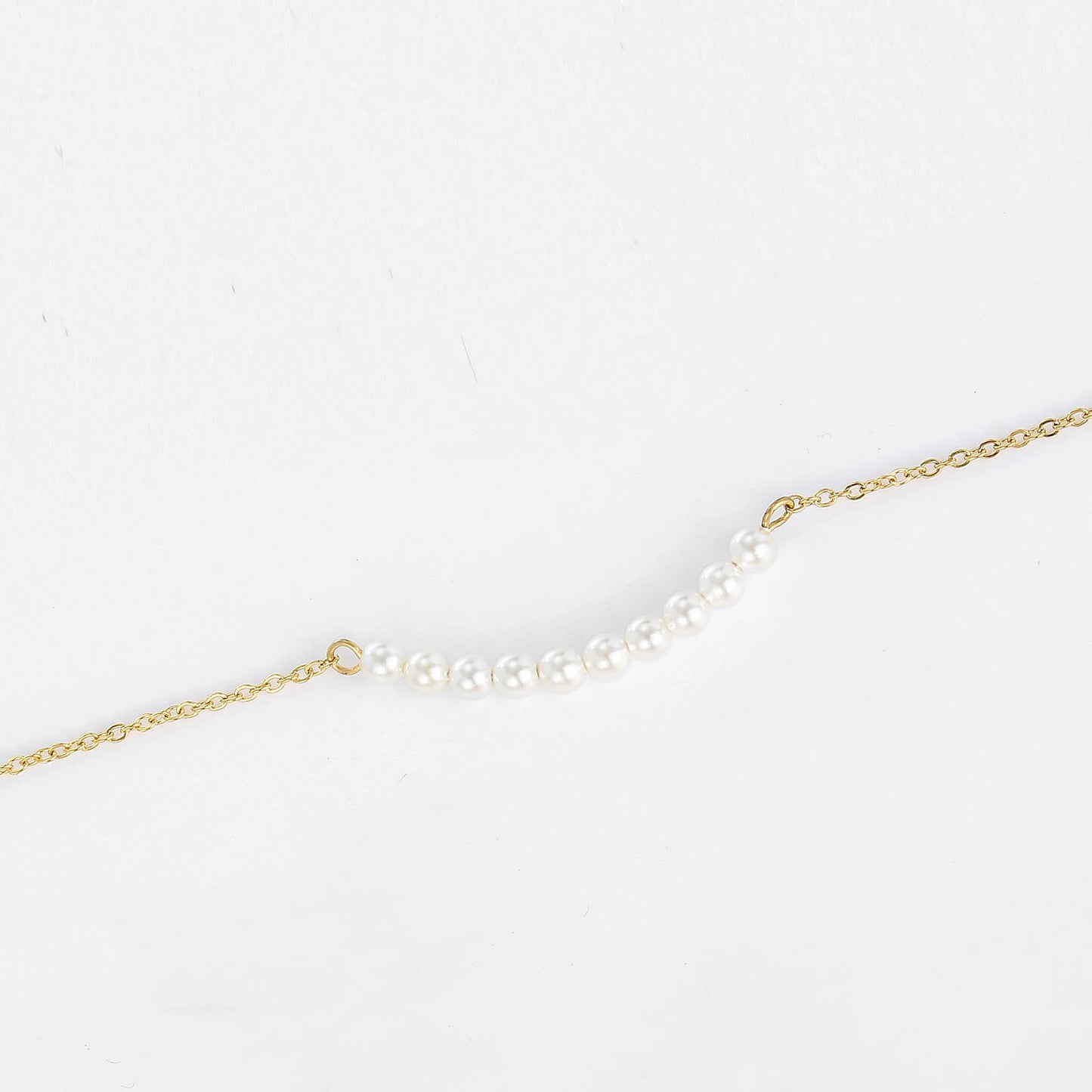 Serenity Pearl Bar Necklace