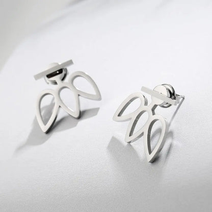 Avant-Garde Geometric Stainless Steel Earrings